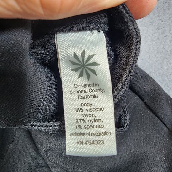 Athleta Womens Pants 4 Black Wide Leg Stretch Office Classic Comfort Capsule - Picture 8 of 15